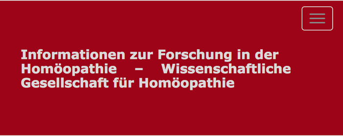 forschungInDerHomopathie